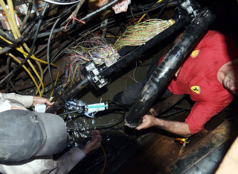 전화-인터넷선 고의 파손