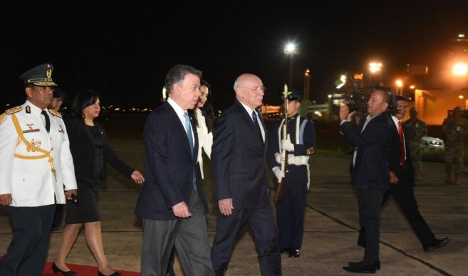 콜롬비아 대통령 파라과이 방문